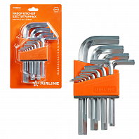 Набор ключей шестигранных коротких 12 пр. (1.5-14мм) пласт.подвес