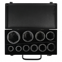 Набор головок ударных 3/4" 56мм 10 пр. (17-46мм) мет. кейс.