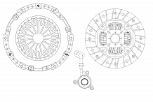 Комплект сцепления для автомобилей Hyundai Creta (21-) 1.6i 4WD (6МКПП) в сборе с гидравлической муфтой