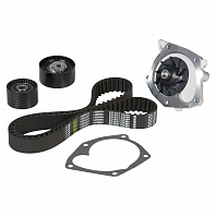 Ремкомплект ГРМ для автомобилей Renault Duster (10-) 2.0i (помпа/ремень/2ролика)
