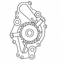Насос водяной для автомобилей Chrysler 300C (04-) 2.7i