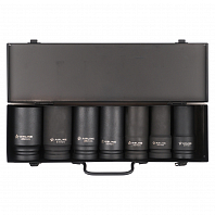 Набор головок ударных 1" 110мм 7 пр. (24-46мм) мет. кейс.