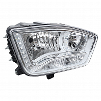 Фара для автомобилей Foton Auman тягач (головного света) галоген, с ДХО, электрический корректор, правая