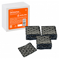 Заплата (латка) универсальная для шин и камер, квадратная, 76*76 мм, 15 шт.