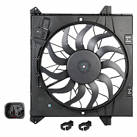 Электровентилятор охлаждения для автомобилей Haval H9 (17-) (с кожухом)