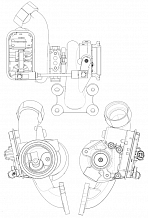 Турбокомпрессор для а/м VW Tiguan (16-)/Skoda Octavia A7 (12-) 1.4T [CZDA, CZEA] (тип TD025L)