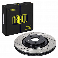 Диски тормозные для автомобилей Lexus RX (09-) / NX (14-) передний d=328 (thk28) PRO (перфорированный / слотированный / окрашенный)