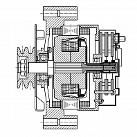Генератор для автомобилей Howo/Sitrak/Shacman с двигателем WD615 Евро-2 55А