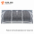 Шумоизоляция-утеплитель капота, нетканое полотно с фольгир. покрытием, 135*80 см airline ADAT005 