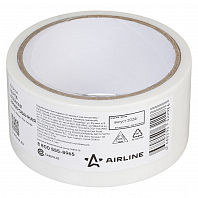 Лента клейкая армированная (скотч), 48мм*10м, белая