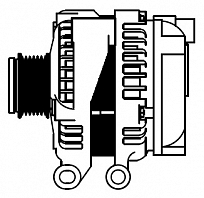 Генератор для автомобилей Land Rover Discovery IV (09-)/Range Rover Sport (09-) 3.0TD 150A