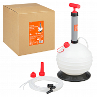 Насос для откачки масла из двигателя через щуп, 9л, ручной