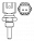 Датчик температуры для а/м Nissan Qashqai (06-)/(14-)/X-Trail (07-)/(14-)/Almera Classic (06-)/Teana (07-)/Tiida (08-)/Renault Duster (15-)/LADA Vesta (19-) H4M
