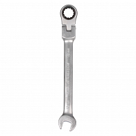 Ключ комбинированный трещоточный шарнирный 12мм пласт. подвес PRO