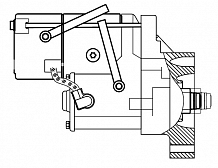Стартер для автомобилей Land Rover Freelander II (06-)/Range Rover Evoque (11-) 2.2TD AT 2кВт