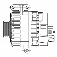 Генератор для автомобилей Fiat Albea (02-)/Doblo (05-)/Grande Punto (05-) 1.4i 70A
