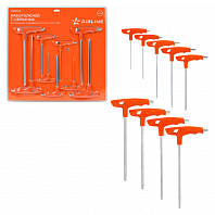 Набор ключей Т-образных шестигранных с шаром 9пр. (2,3,4,5,6,7,8,9,10)