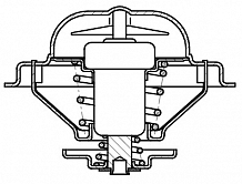 Термостат для автомобилей VW Touareg (02-)/Porsche Cayenne (03-) 3.2i (80°С) (термоэлемент)
