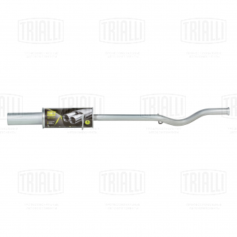 Глушитель для автомобилей Лада 21099 основной прямоточный (алюминизированная сталь) T-Sport trialli EMM 4003 21099-1201005 21099120001081 21099120001083
