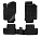 Ковры для LADA Granta (11-), 4 шт., выс. борт, 3D с подпятником, ТЭП, черн. airline ACM-PS-02 99999-2190733-82 99999219073182