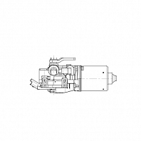 Моторедуктор стеклоочистителя для автомобилей Chevrolet Aveo Т300 (11-) (перед.)
