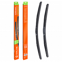 Щетки стеклооч комплект (2 штуки) 600/550мм (24"/22") гибридные с креплением "Крючок 9x3, 9x4 мм" (AWBM274)