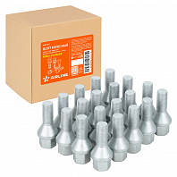 Болт колесный M12x1,25x25x53, конус, ключ 17, дакромет для а/м Лада/Peugeot/Citroen