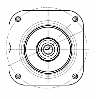 Опора амортизатора для автомобилей Kia Spectra (00-) (передняя с подшипником)