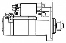 Стартер для автомобилей Land Rover Range Rover IV (12-) 5.0i (Start-Stop) 2кВт