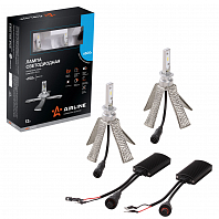 Лампa светодиодная H1, 12В, 18Вт, 6500К (Белый), 5000Лм, кмпл. 2шт. PREMIUM