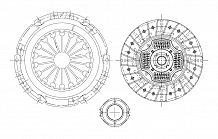 Комплект сцепления для автомобилей Land Rover Freelander I (98-) в сборе с муфтой