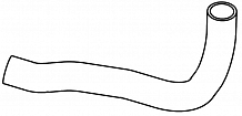 Патрубок охл. для а/м Nissan Qashqai (06-) 2.0i MT/AT [MR20DE] нижн. (EPDM,1шт.)