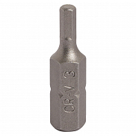 Бита вставка 1/4" HEX 3мм, 25мм