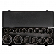 Набор головок ударных 3/4" 56мм 14пр. (17-50мм) мет. кейс