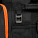 Сумка-холодильник (термосумка) на колесах с телескоп.ручкой 48 л, водонепр., черн./оранж. airline ADCB013 