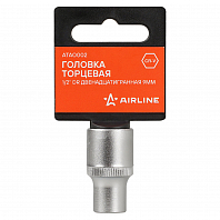 Головка торцевая 1/2" DR двенадцатигранная 9мм, пласт. подвес