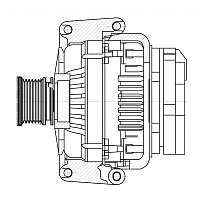 Генератор для автомобилей Mercedes-Benz Sprinter W903 (00-)/Vito W638 (99-) 2.1CDI 115A