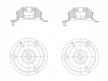 Комплект опор амортизаторов для автомобилей BMW 3 E36 (90-) (передних с подшипниками) (2 шт.)