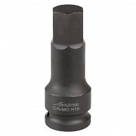 Головка ударная торцевая 1/2"DR внешний шестигранник H19 L=78 мм