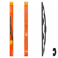 Щетка стеклоочистителя 650 мм (26") каркасная, 1 адаптер