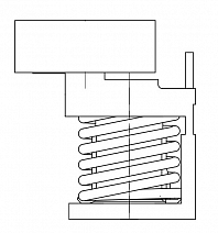Ролик приводного ремня для автомобилей Skoda Octavia (96-)/VW Golf IV (97-) 1.4i/1.6i AC- (с натяжным механизмом) h=26