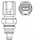 Датчик температуры для автомобилей Ford Focus II (05-)/Focus III (10-)/Mondeo IV (07-)/Fusion (02-)/Transit (13-)