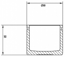Поршень суппорта для автомобилей Geely Monjaro (21-) передний d=60мм