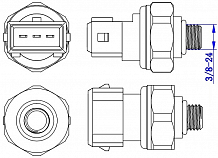 Датчик давления хладагента для автомобилей Volvo XC90 (15-)