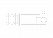 Цилиндр сцепления для автомобилей Mitsubishi Outlander (03-) / Galant VIII (96-) рабочий