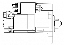 Стартер для автомобилей Land Rover Discovery IV (09-)/Range Rover Sport II (13-) 3.0D (Start-Stop, 2 pin) 2кВт