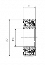 Подшипник приводного вала переднего для автомобилей Hyundai ix35 (09-)/Kia Sportage IV (15-)