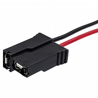 Разъём 2 pin с проводами для мотора омывателя Лада 2108-2115, 2123, ГАЗ ГАЗель, Datsun