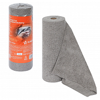 Салфетка из микрофибры 30*30см (190гр/м2) рулон 30шт. серая