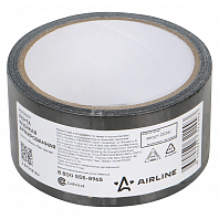 Лента клейкая армированная (скотч), 48мм*10м, черная